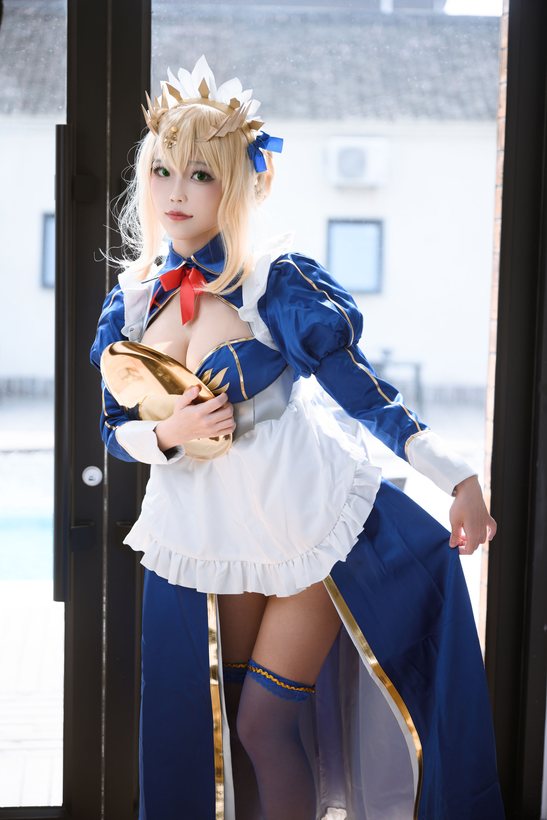 [网红COSER写真] Cosplay汪知子 - 白枪呆