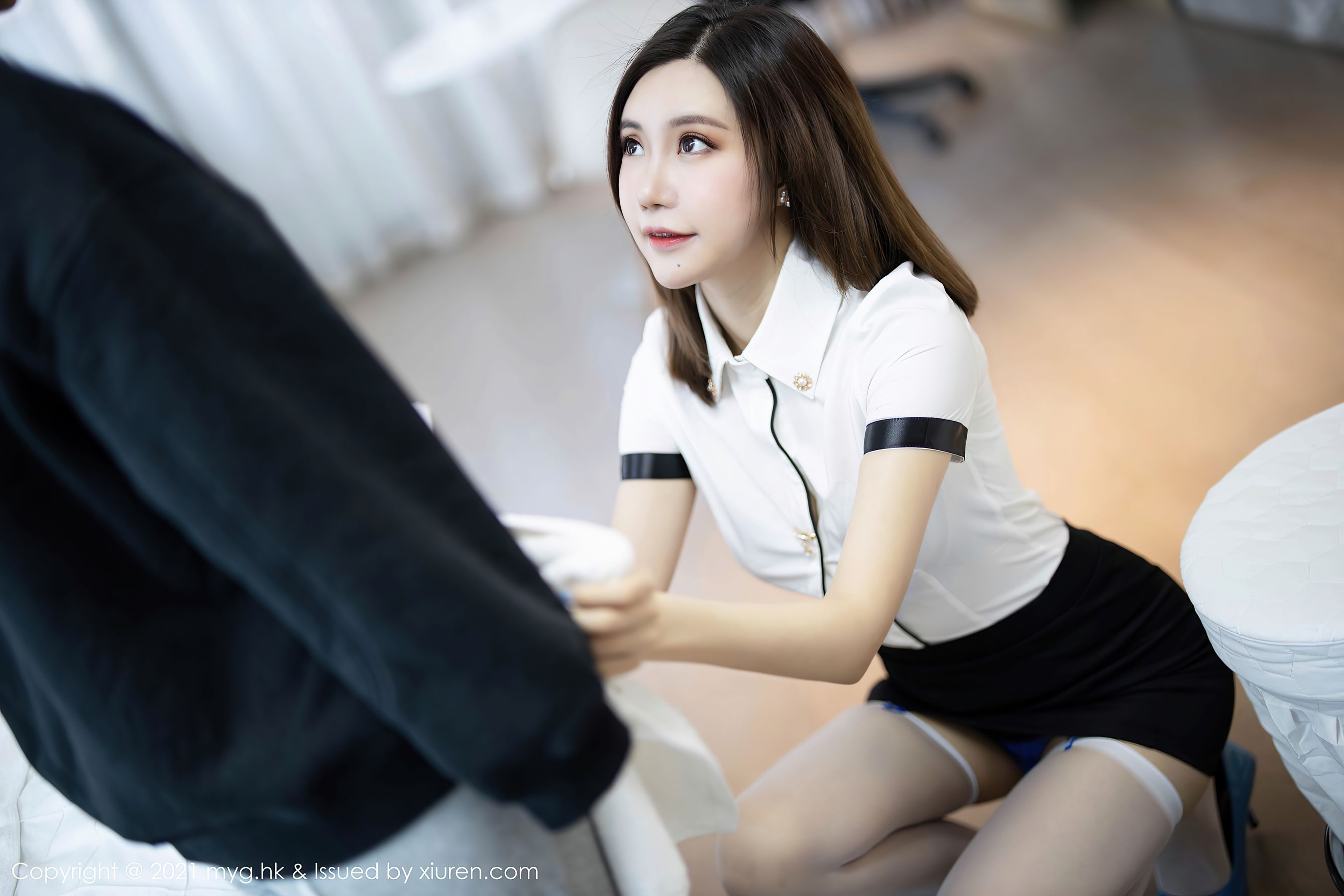 [美媛馆MyGirl] Vol.511 绮里嘉Carina - 图库库