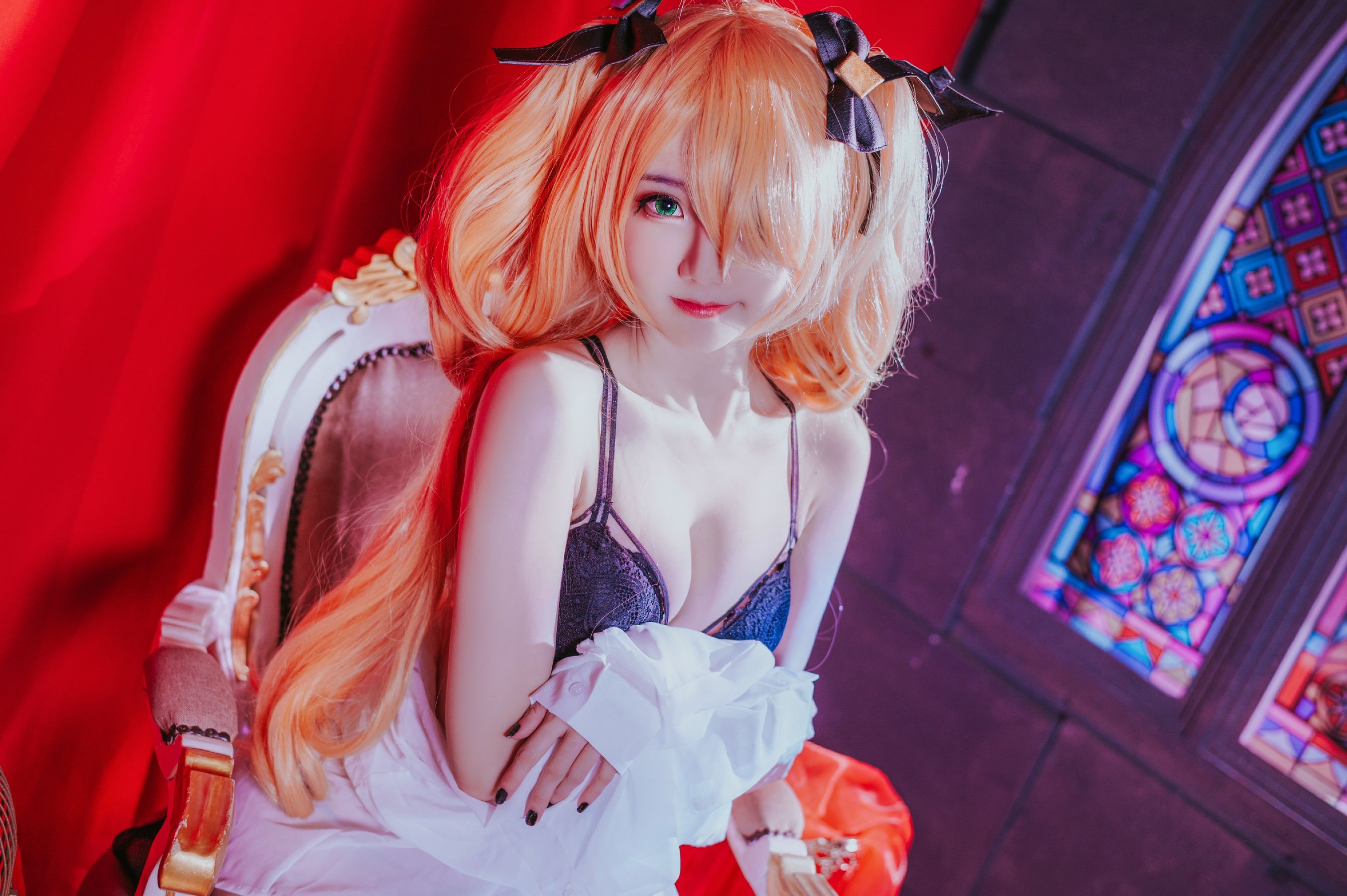 View - [福利COS] Sally Dorasnow - Fischl Gothic Lingerie - 图库库