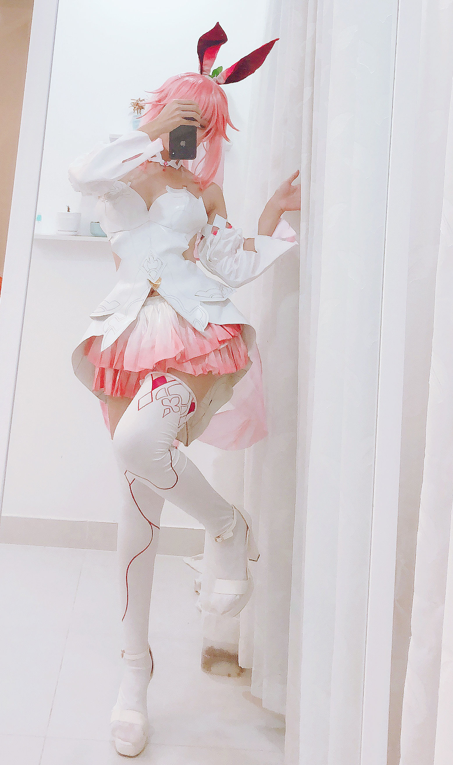 [福利COS] PingPing - Yae Sakura Wedding dress