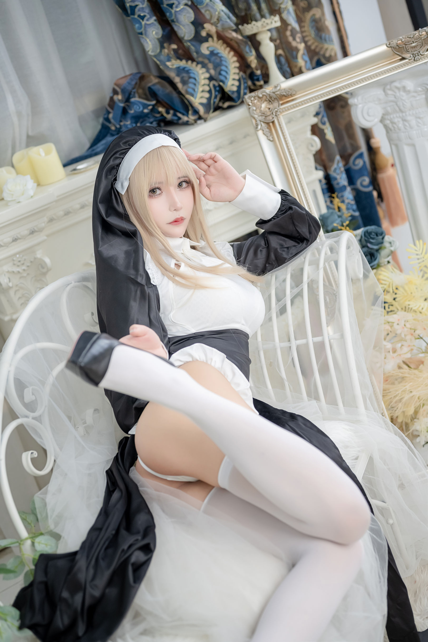 [网红COSER] 二次元妹子抱走莫子aa - 生日特辑 修女