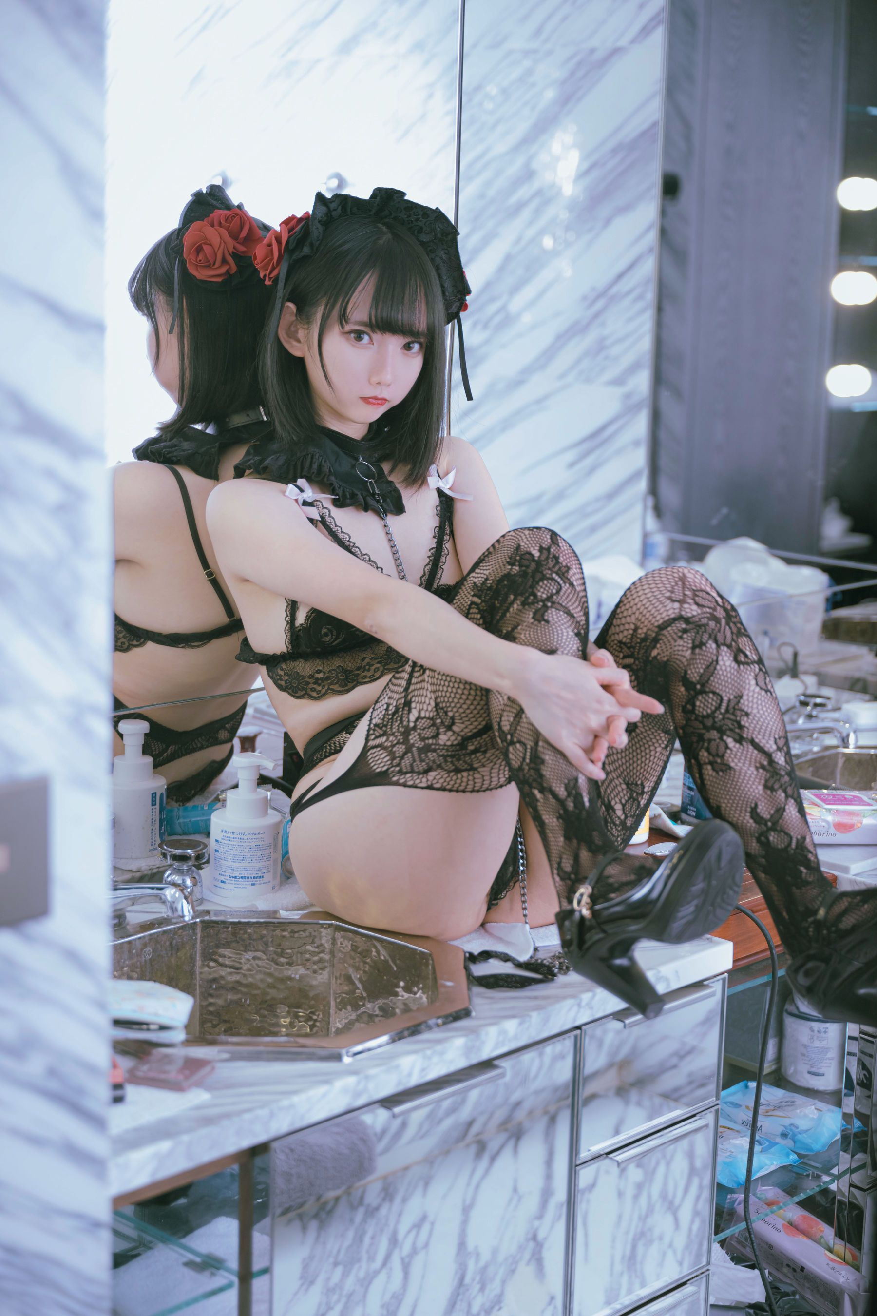 View - [福利COS] Azuki - Shizuku Kuroe (My dress-up darling) - 图库库