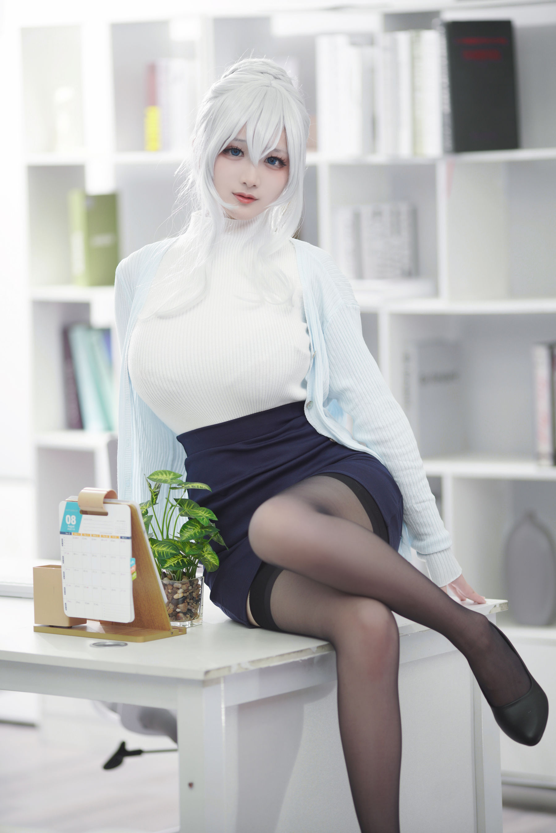 [福利COS] 幼愛youmeko - 未亡人雪女