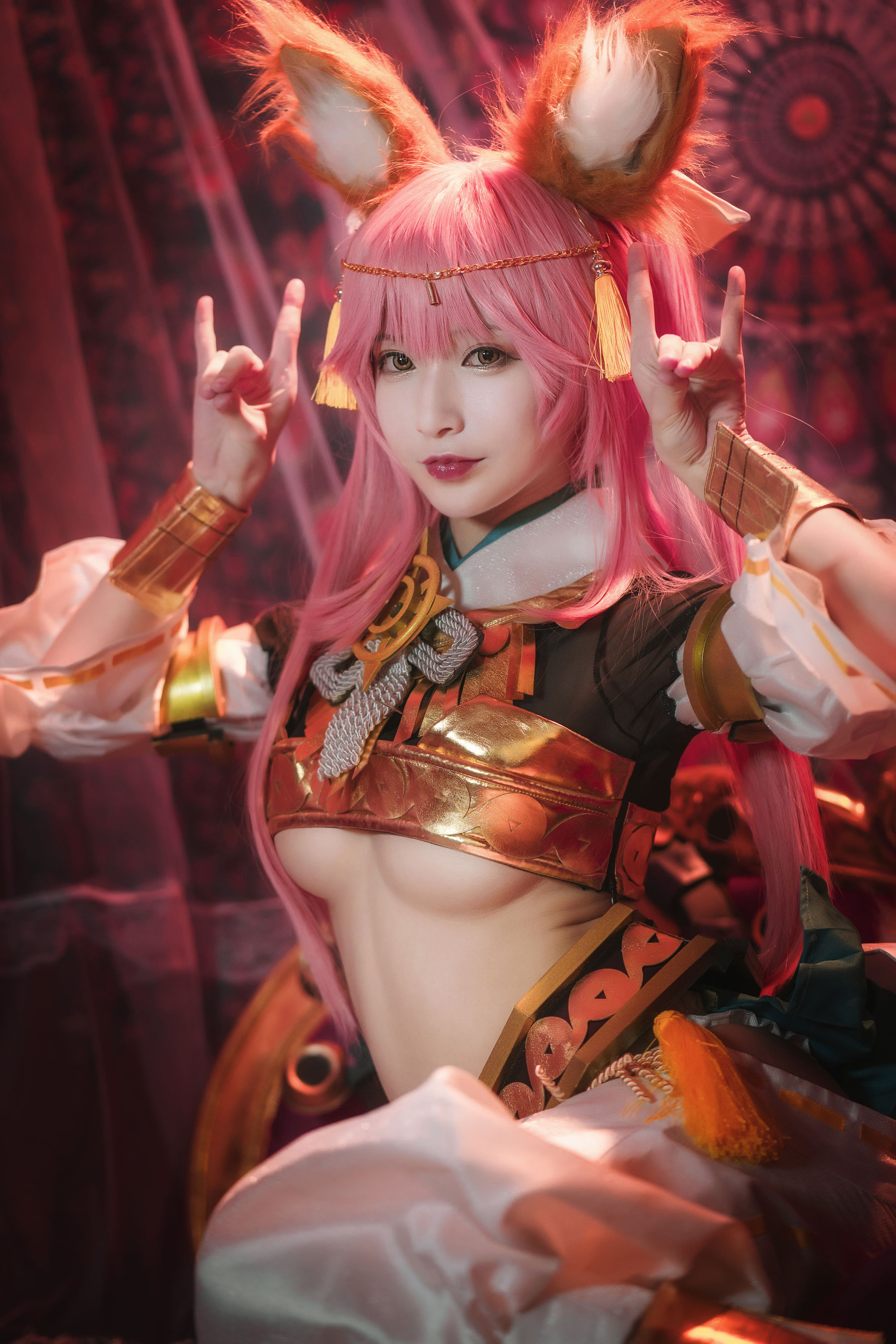 [Cosplay写真] 动漫博主铁板烧鬼舞w - 玉藻前 神话