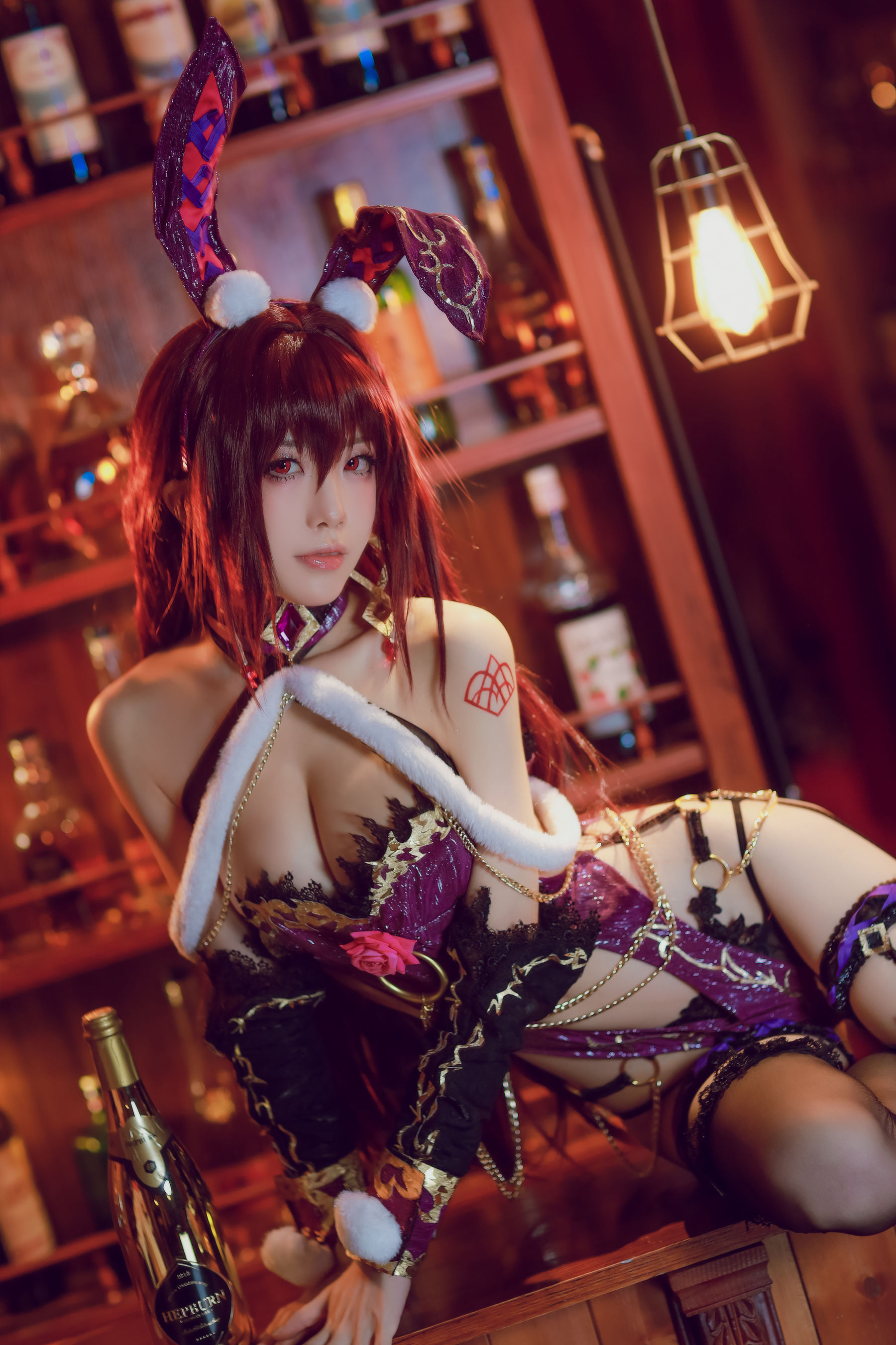 View - [Cosplay写真] 动漫博主水淼 - Shui Miao aqua - 斯卡哈 - 图库库