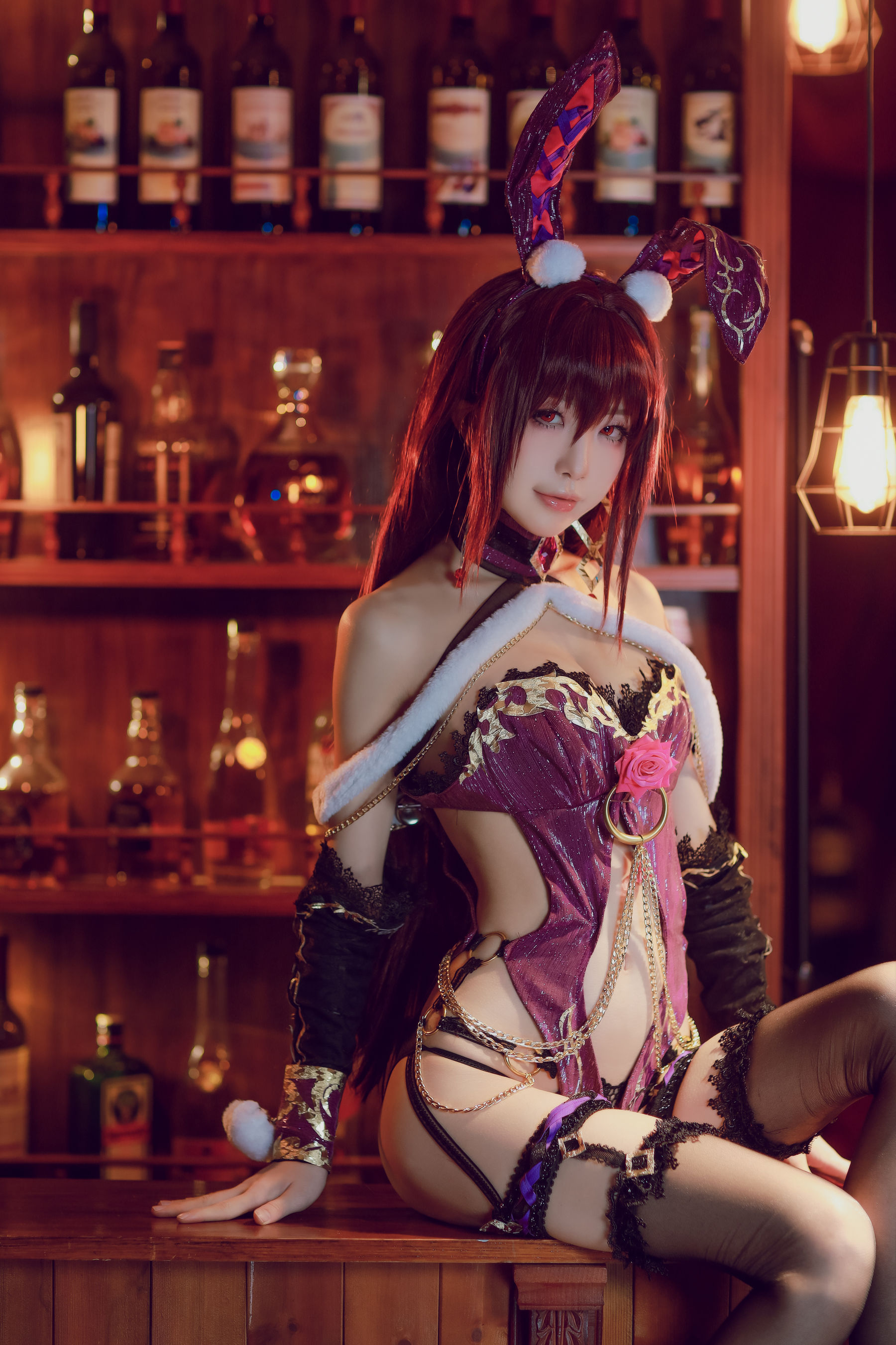 View - [Cosplay写真] 动漫博主水淼 - Shui Miao aqua - 斯卡哈 - 图库库