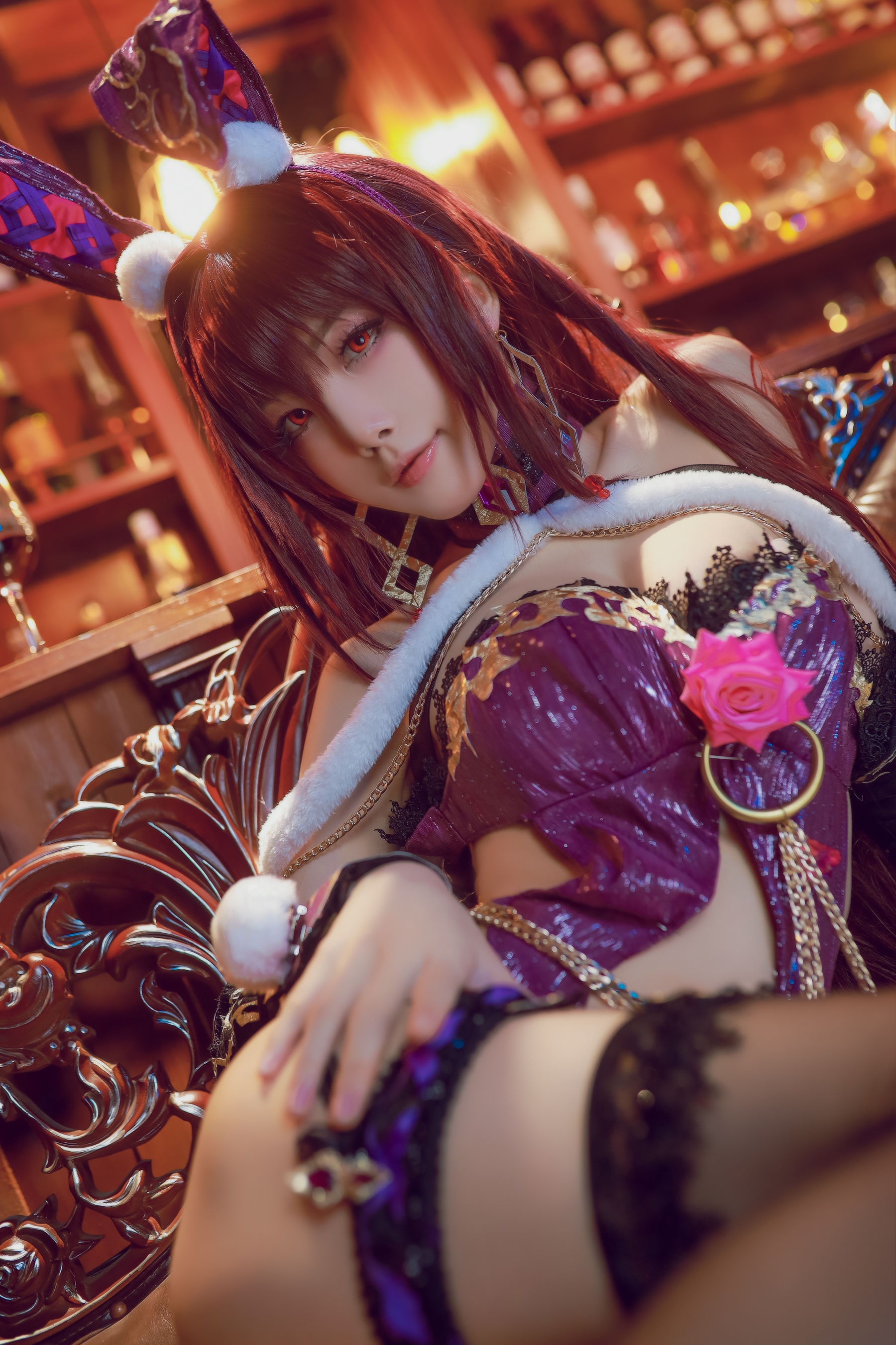 View - [Cosplay写真] 动漫博主水淼 - Shui Miao aqua - 斯卡哈 - 图库库