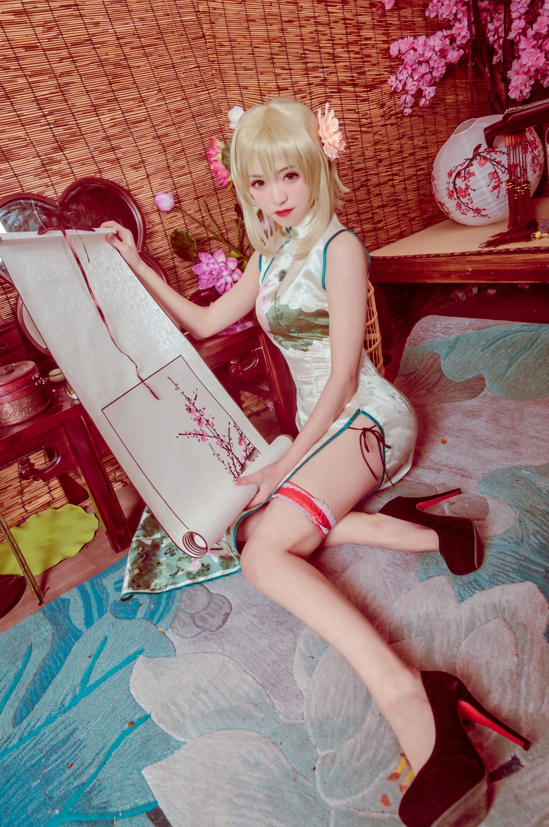 [COS福利] Coser__KETTOE - V家 GUMI 旗袍