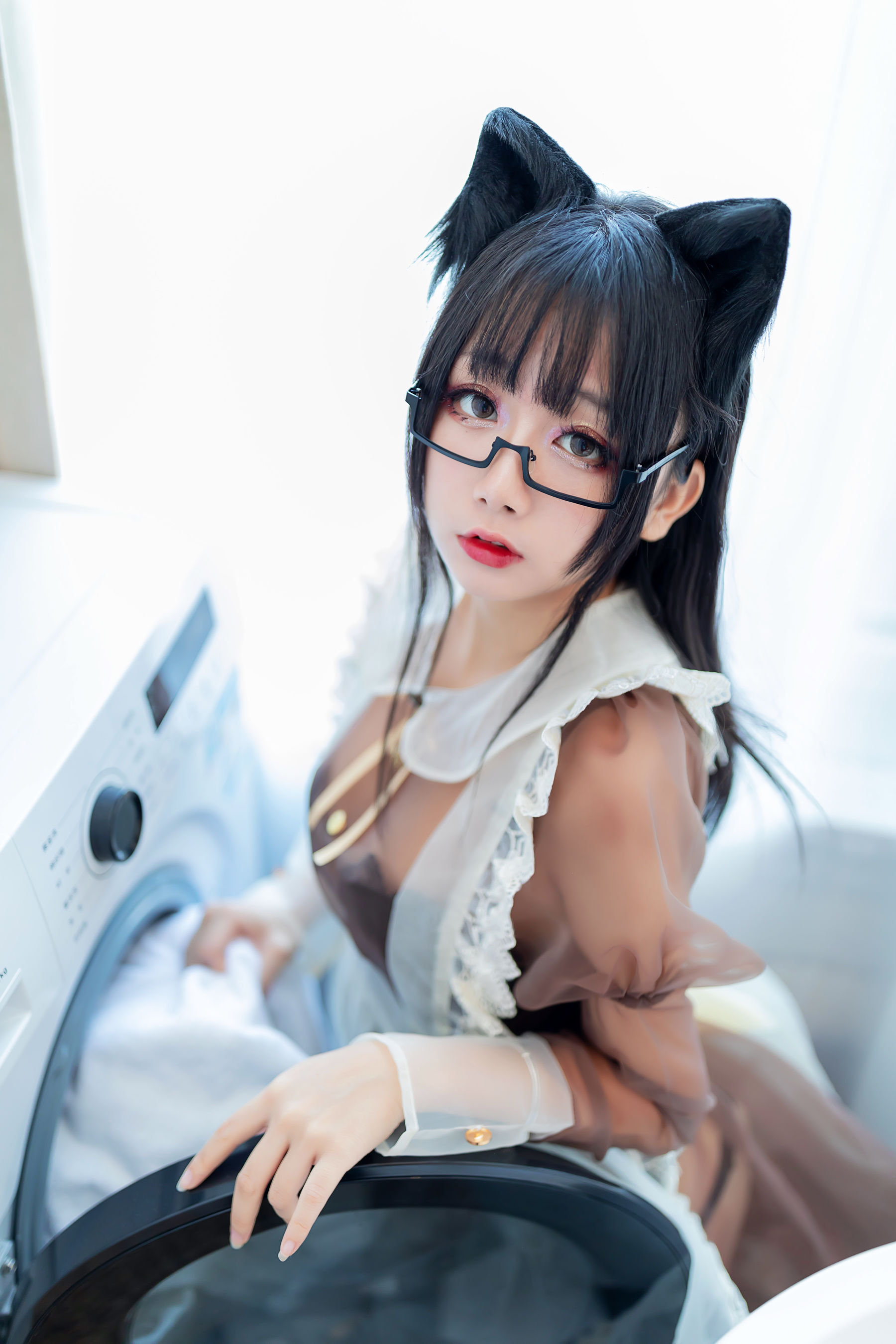 Cosplay日奈娇 透明女仆 - 图库库