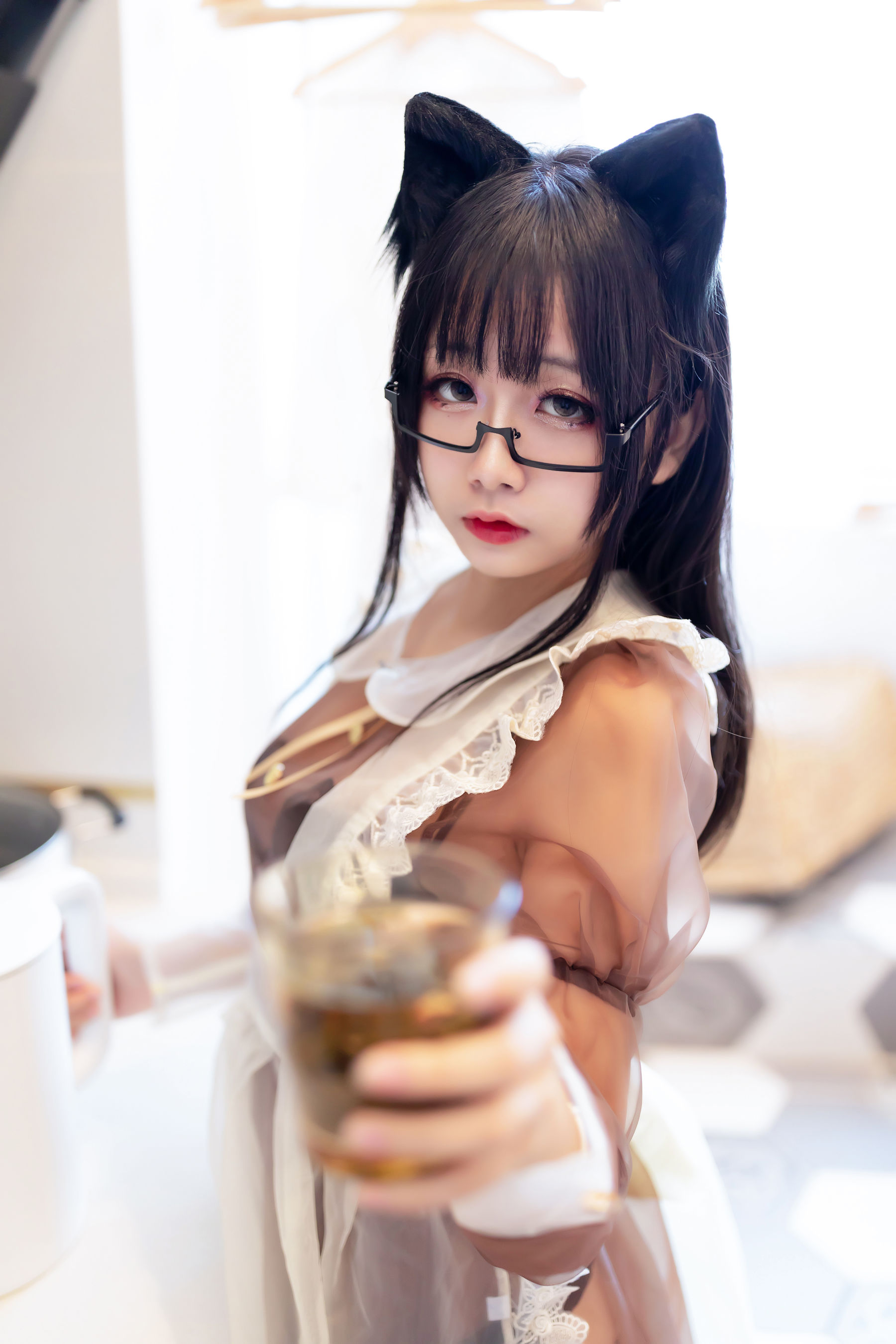 Cosplay日奈娇 透明女仆 - 图库库