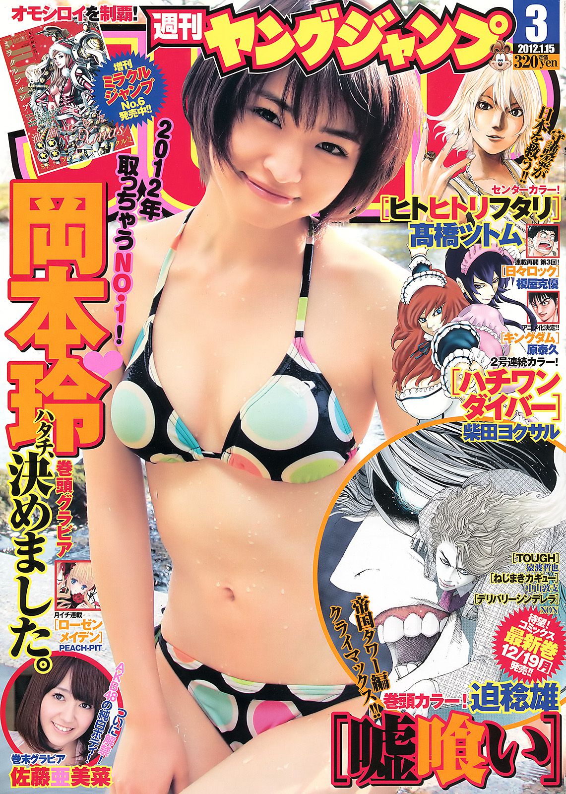 岡本玲 佐藤亜美菜 [Weekly Young Jump] 2012年No.03 写真杂志