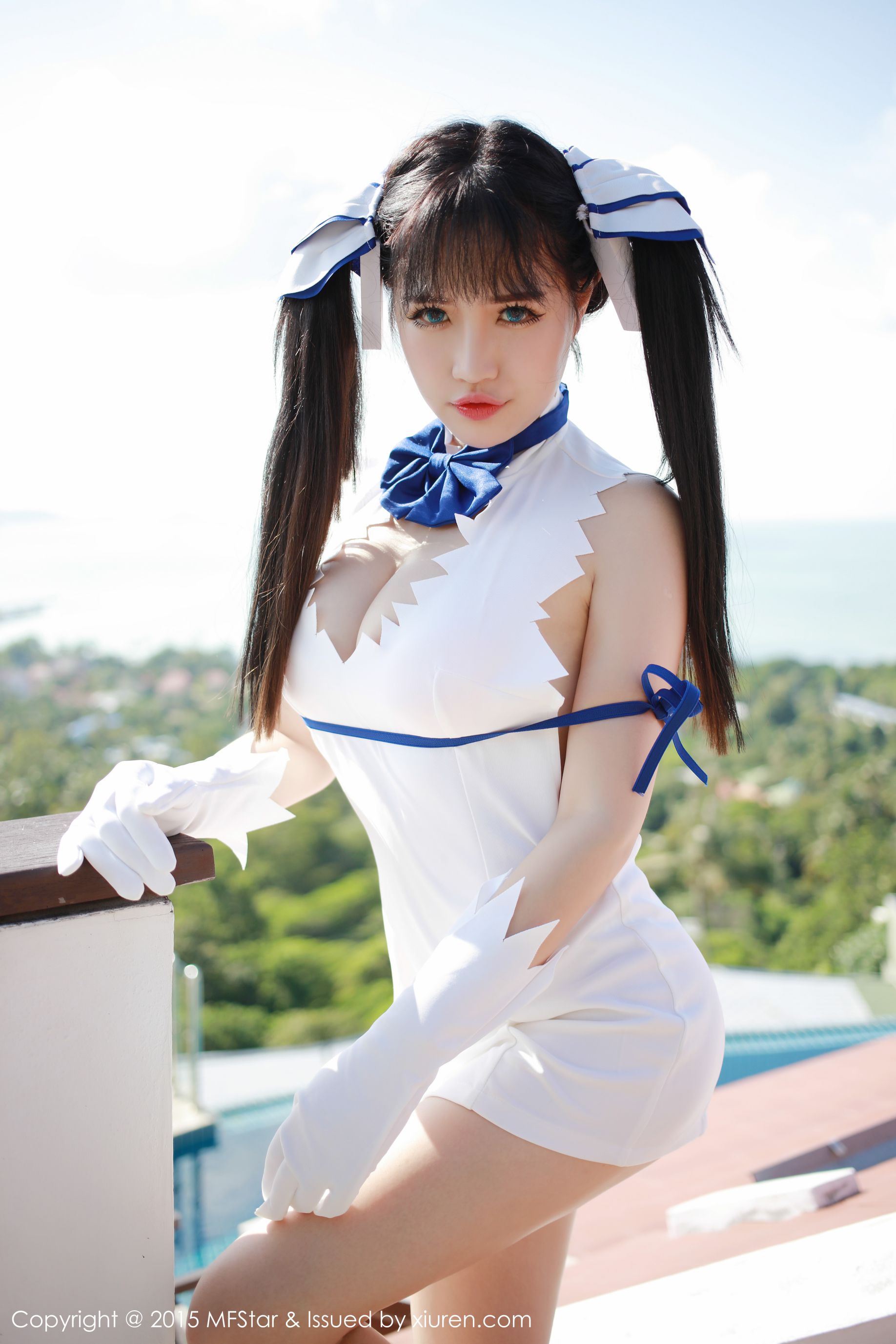 徐cake《苏梅旅拍》COSPLAY 性感泳装 [模范学院MFStar] Vol.036 