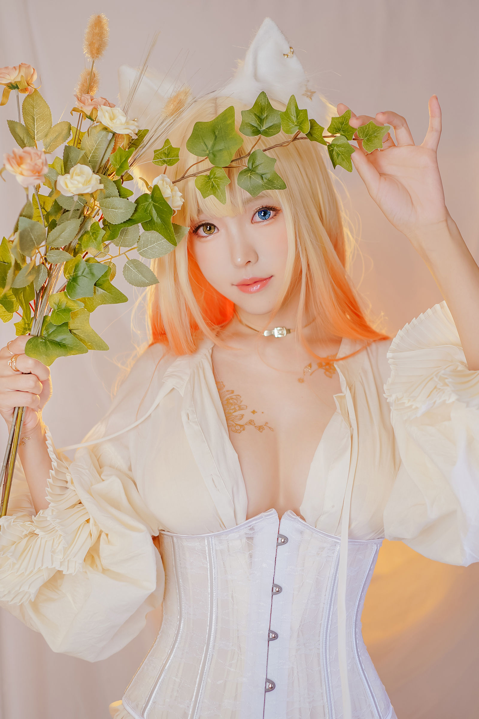 [福利COS] Ely_eee(ElyEE子) - Cat魔女與貓