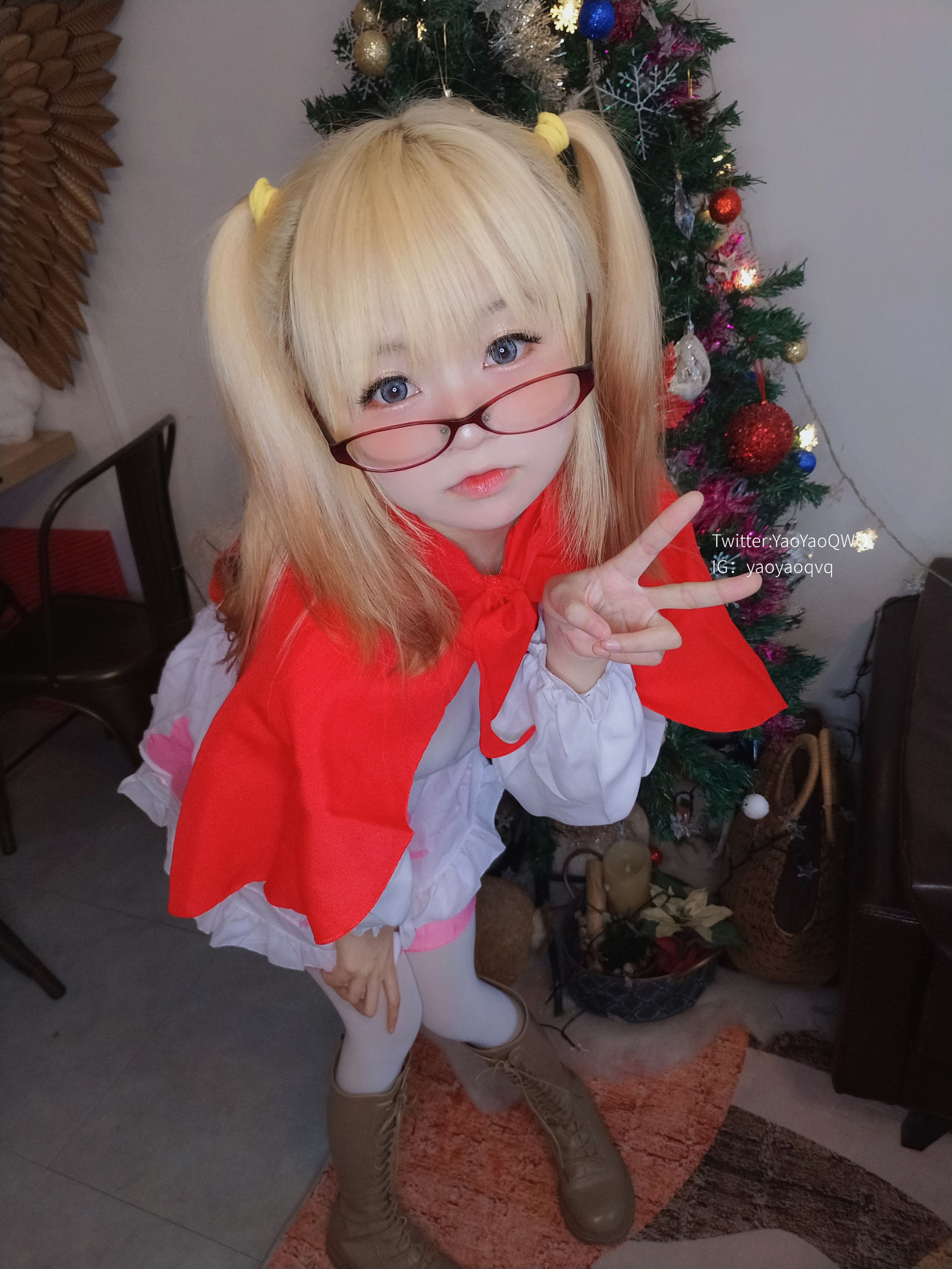 [福利COS] 萌妹子Coser摇摇乐yoyo fantia 12月会员合集 女仆系列