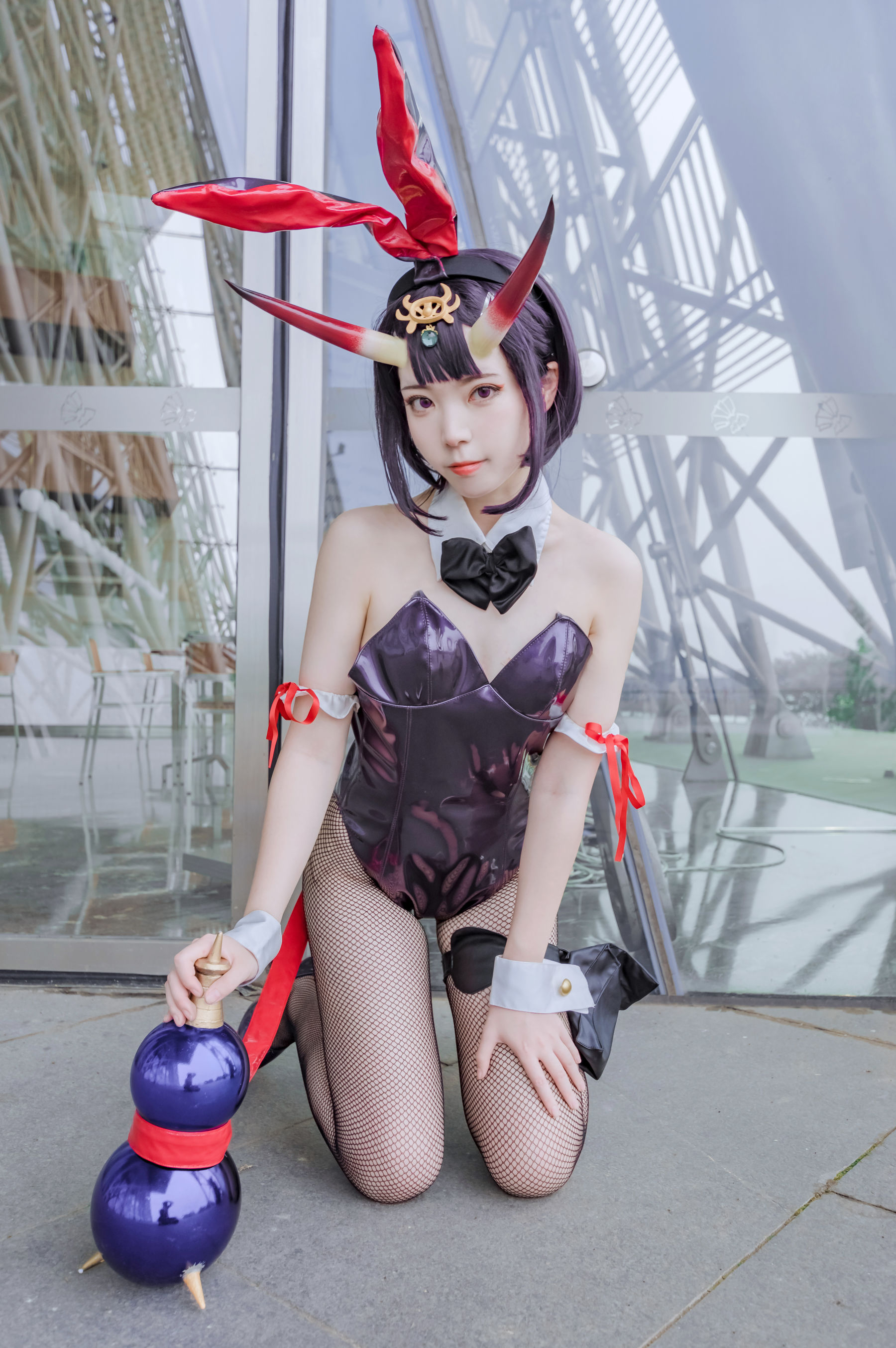 [福利COS] 可爱妹子Fushii_海堂 - 酒吞兔女郎