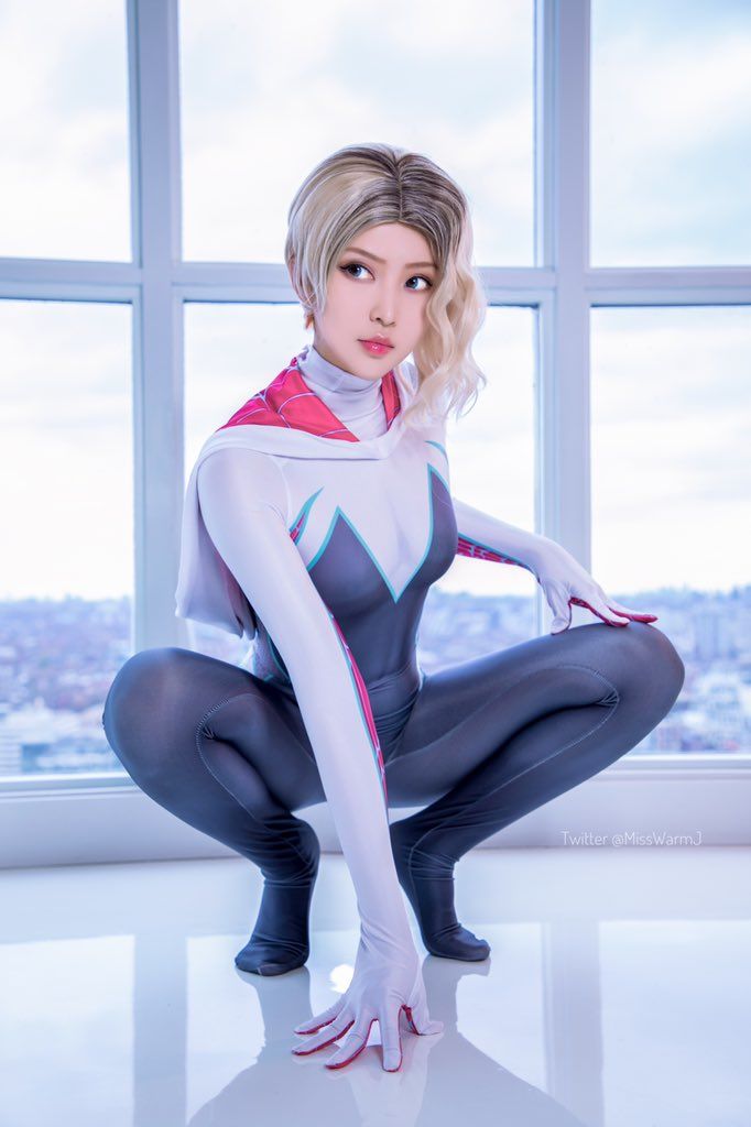 [福利COS] MisswarmJ - Spider Gwen